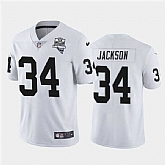Nike Raiders 34 Bo Jackson White 2020 Inaugural Season Vapor Untouchable Limited Jersey Dzhi,baseball caps,new era cap wholesale,wholesale hats